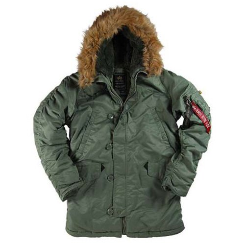Alpha Mens Slim Fit N-3B Parka