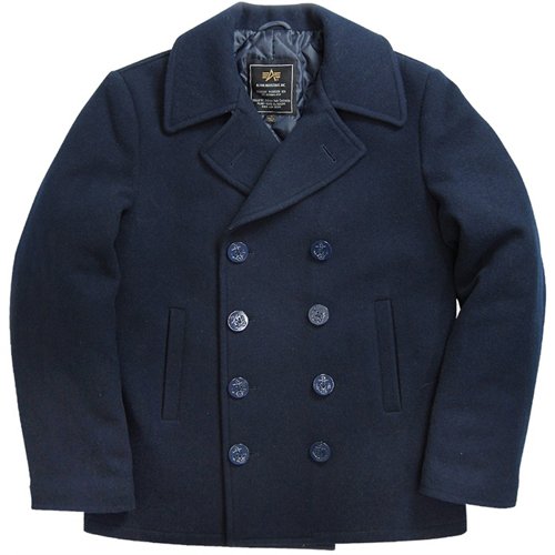 Alpha Mens USN Pea Coat