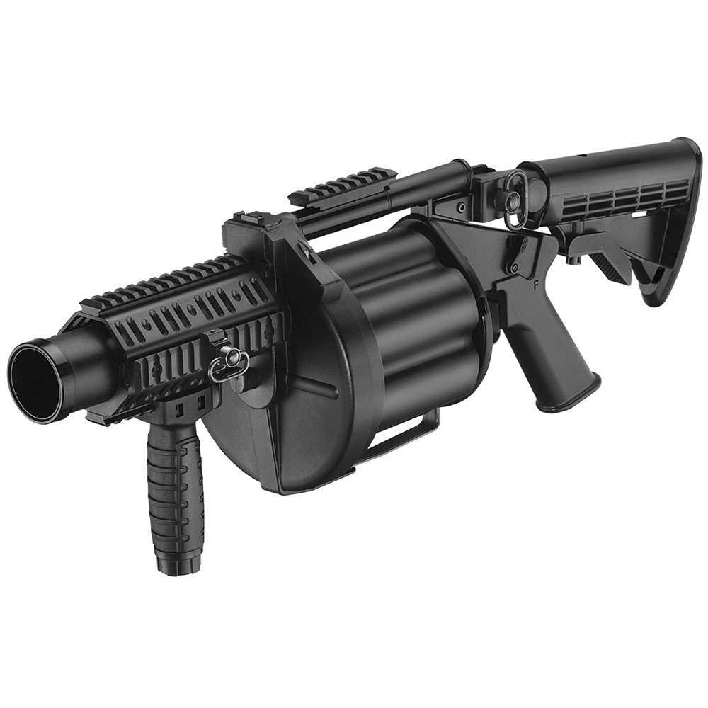 Six-Shot Airsoft Grenade Launcher Gun | Gorilla Surplus