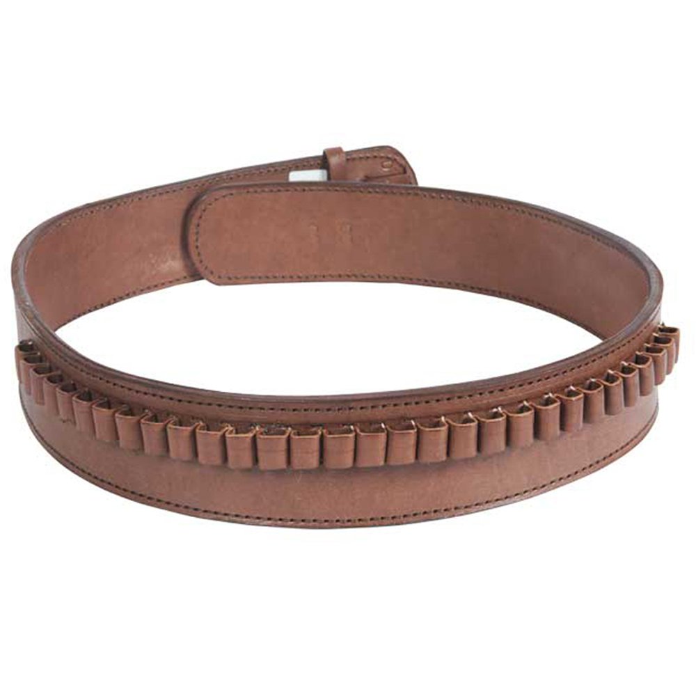 Western Justice .38 Cal. Bullet Loops 2.5 Inch Wide Gun Belt Leather