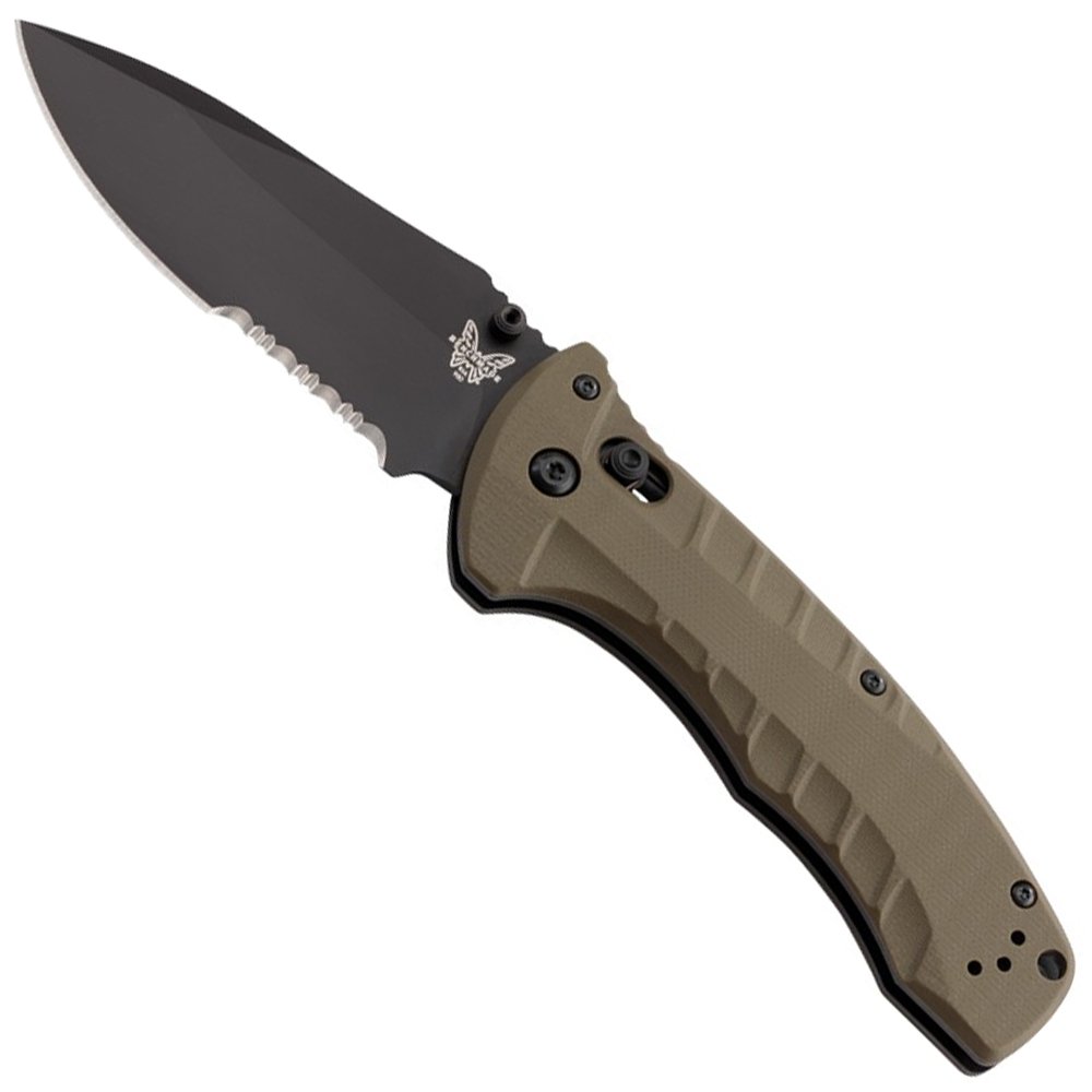 Benchmade Turret 980 G-10 Handle Folding Blade Knife | Gorilla Surplus