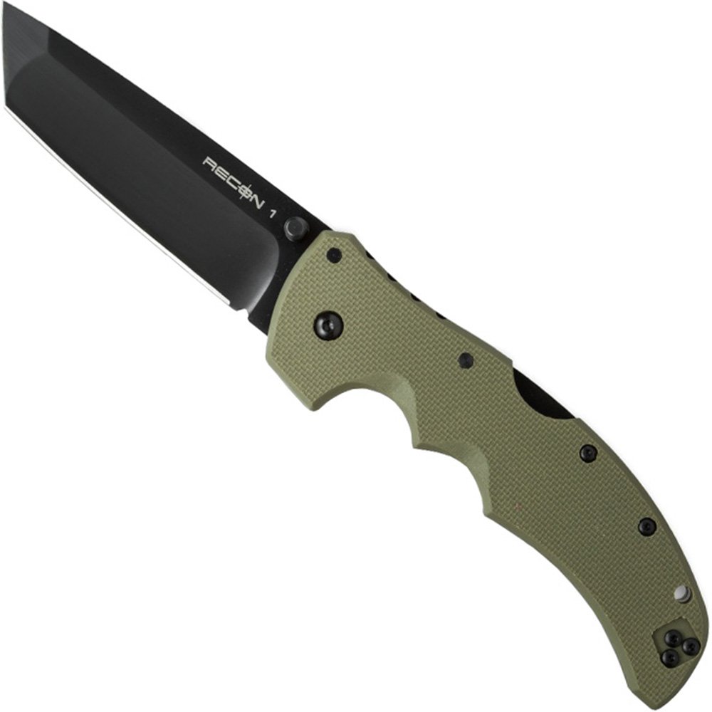 Recon 1 CTSXHP Steel Blade Folding Knife OD Green Gorilla Surplus