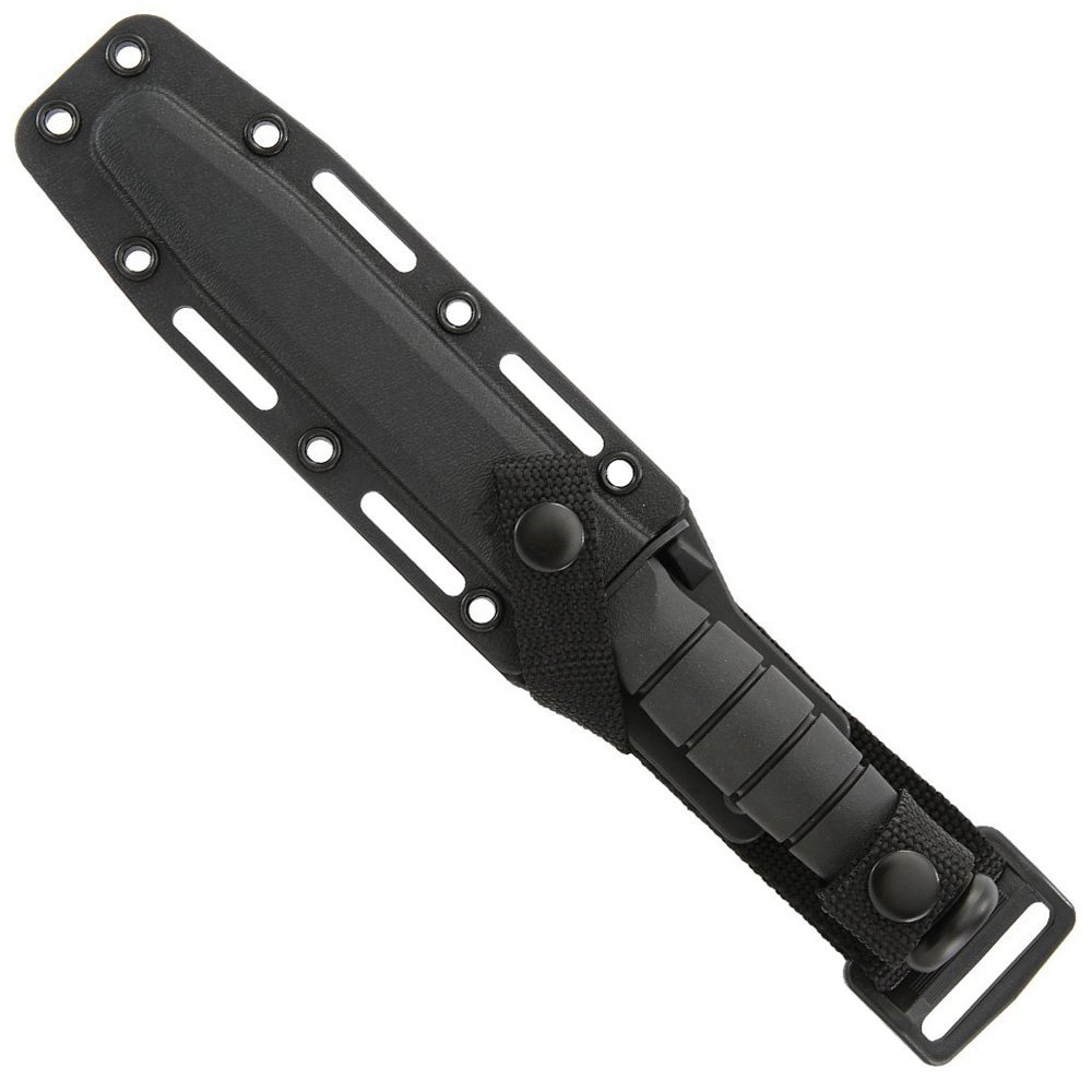 Ka-Bar Short Tanto Blade Fixed Knife w/ Hard Plastic Sheath | Gorilla ...