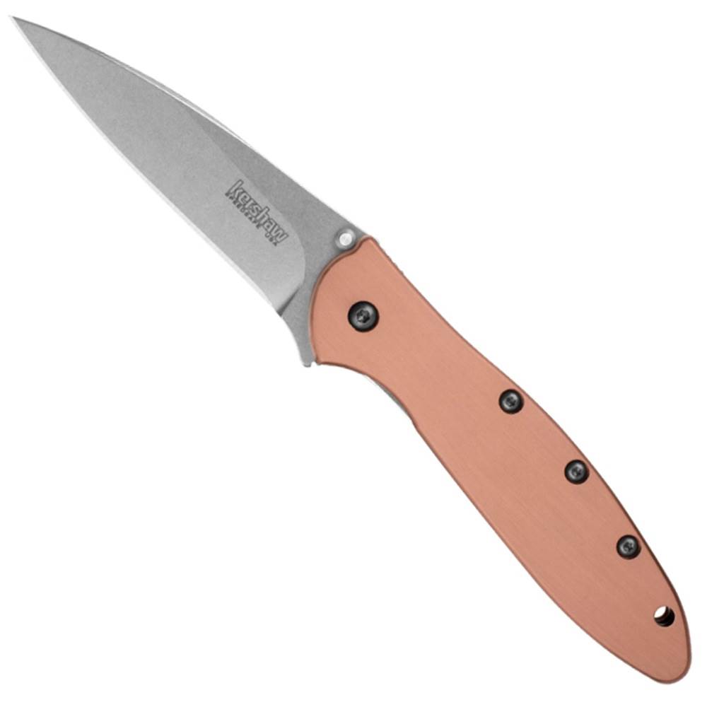 Shop Kershaw Leek Copper Handle Folding Knife