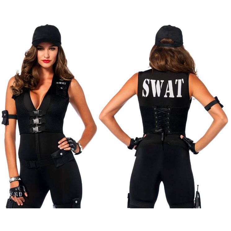 Sultry Swat Officer Womens Costume Canada Gorilla Surplus