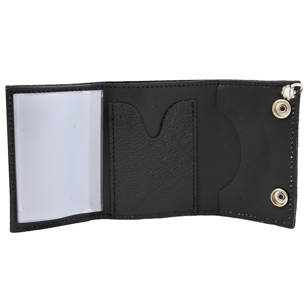 Tri-Fold Leather Chain Wallet Coin Pocket | Gorilla Surplus