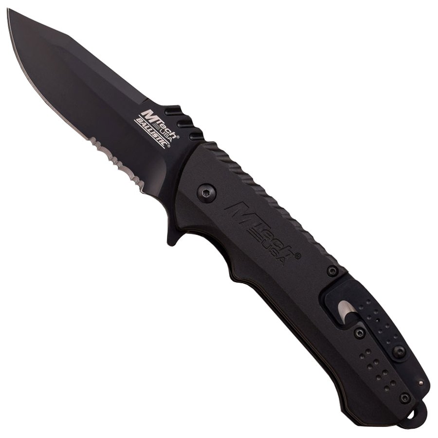 MTech USA A889 Half Serrated Edge Folding Blade Knife | Gorilla Surplus