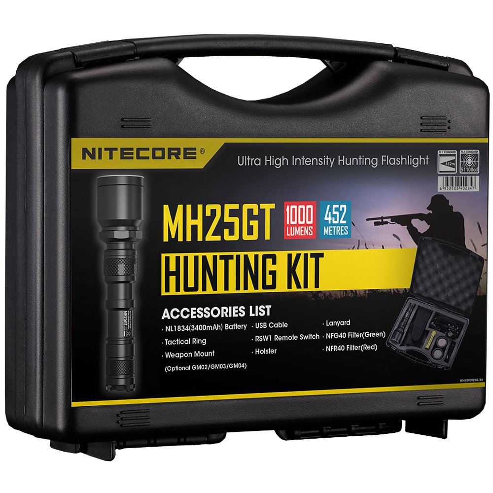 Nitecore Mh25gt Hunting Flashlight Kit Gorilla Surplus