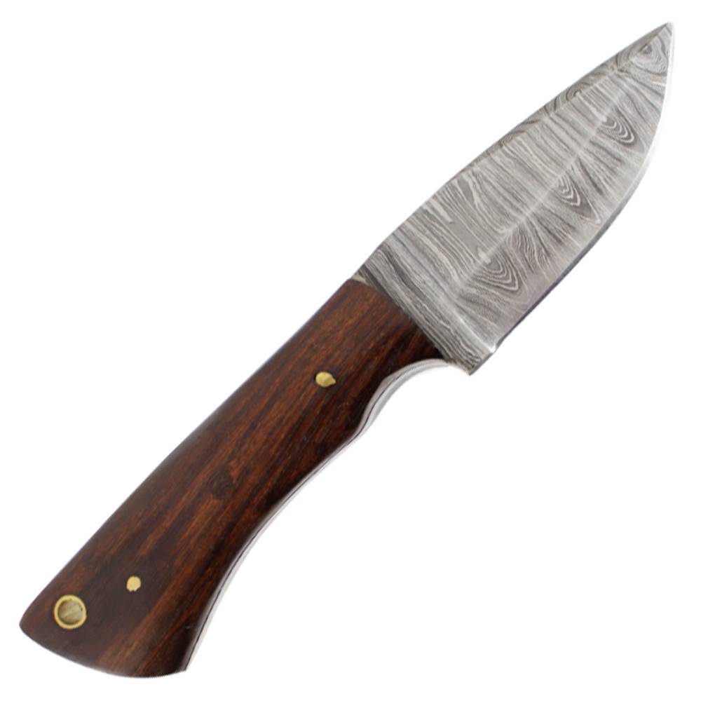 Purchase True Damascus Fixed Blade - Walnut Wood Handle ...