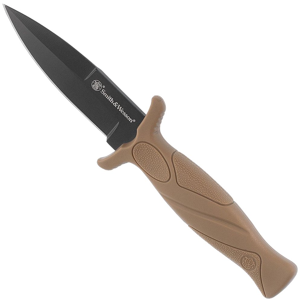 Smith and Wesson FDE Fixed Blade Boot Knife | Gorilla Surplus