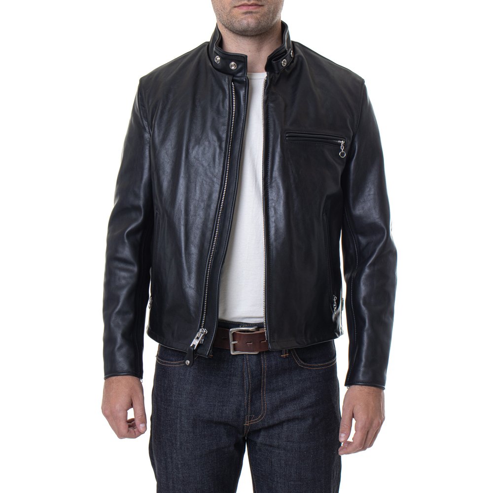 Classic Racer Motorcycle Leather Jacket | Gorilla Surplus