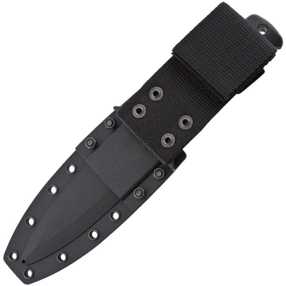 Sog SEAL Pup Elite Partially Serrated Black TiNi Fixed Blade Knife With