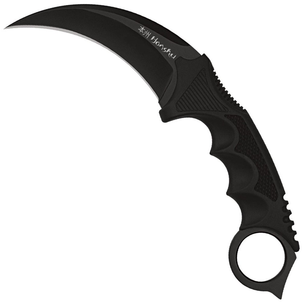 Honshu Rubber Over-Molded Handle Karambit Knife | Gorilla Surplus