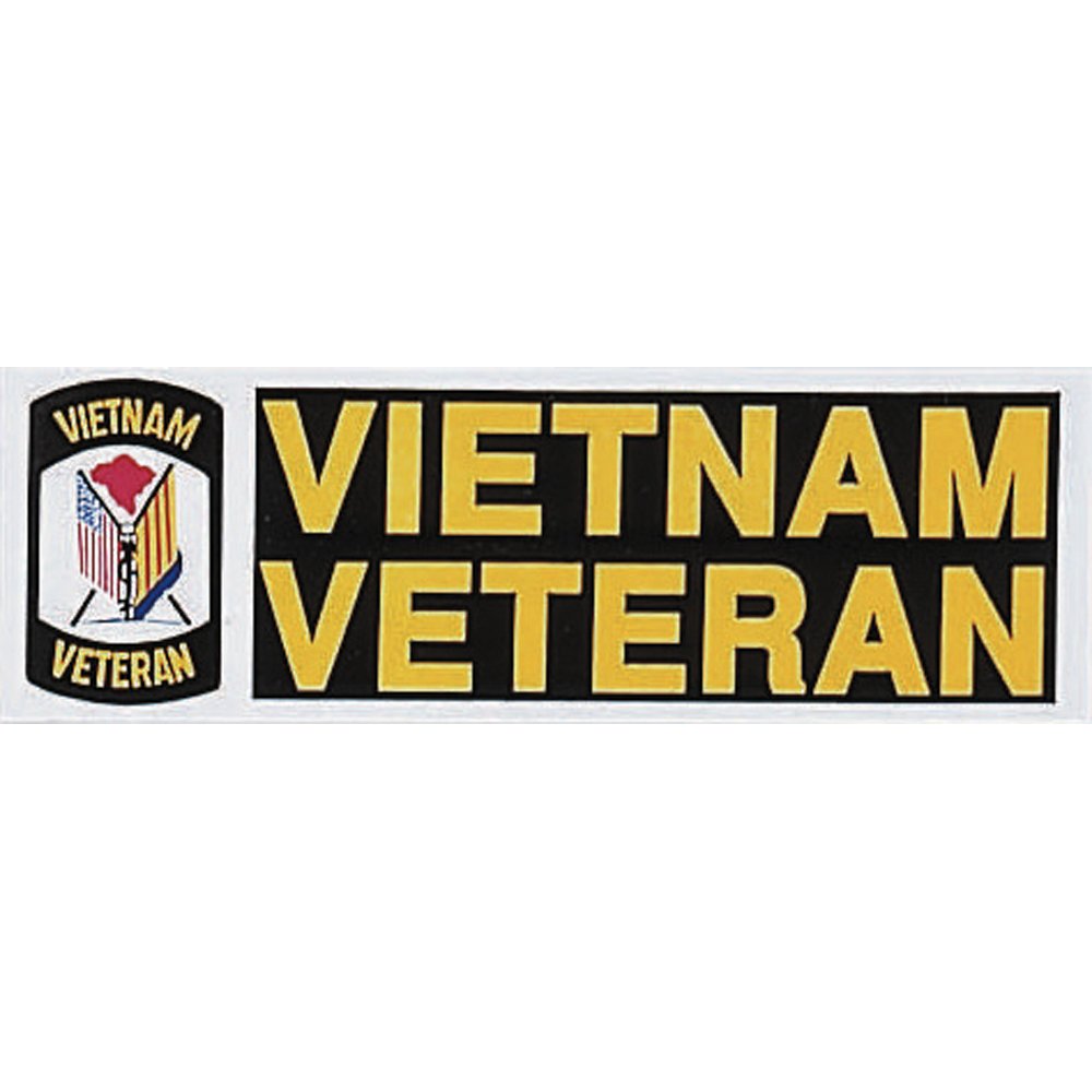 Vietnam Veteran Bumper Sticker