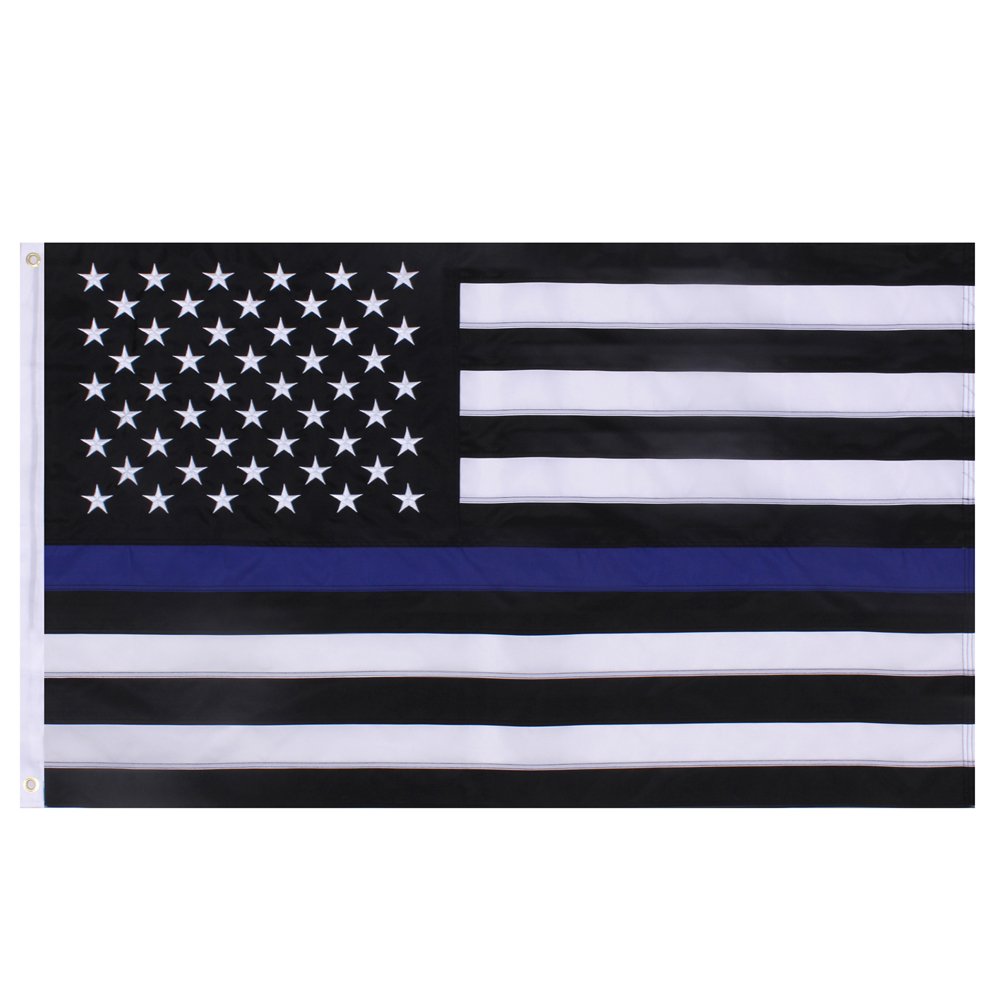 Deluxe Thin Blue Stripe Flag 