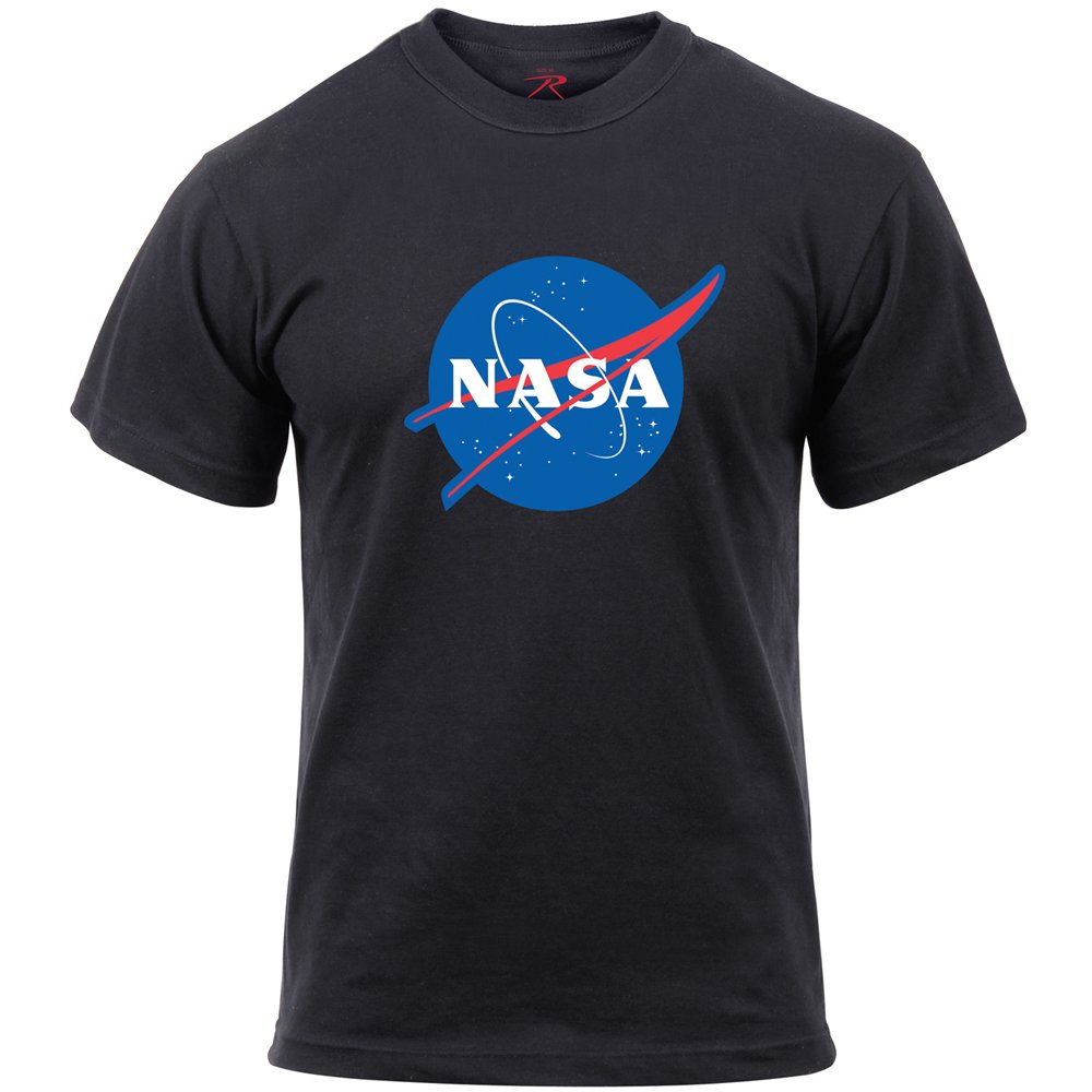 NASA Meatball Logo T-Shirt - Black | Gorilla Surplus