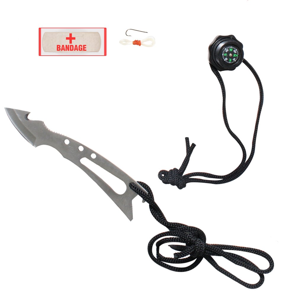 Jungle Survival Fixed Blade Knife Kit Gorilla Surplus