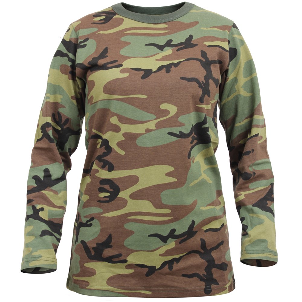 Download Womens Long Sleeve Camo T-Shirt