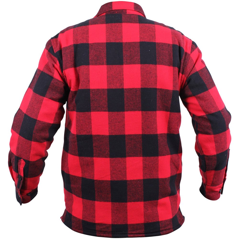 Ultra Force Mens Extra Heavyweight Buffalo Plaid Sherpa-Lined Flannel ...