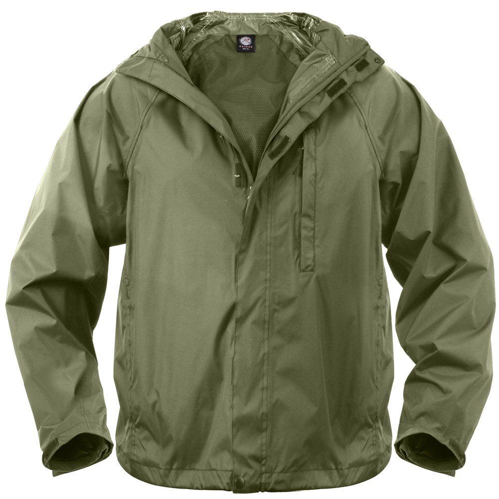 Mens Packable Rain Jacket