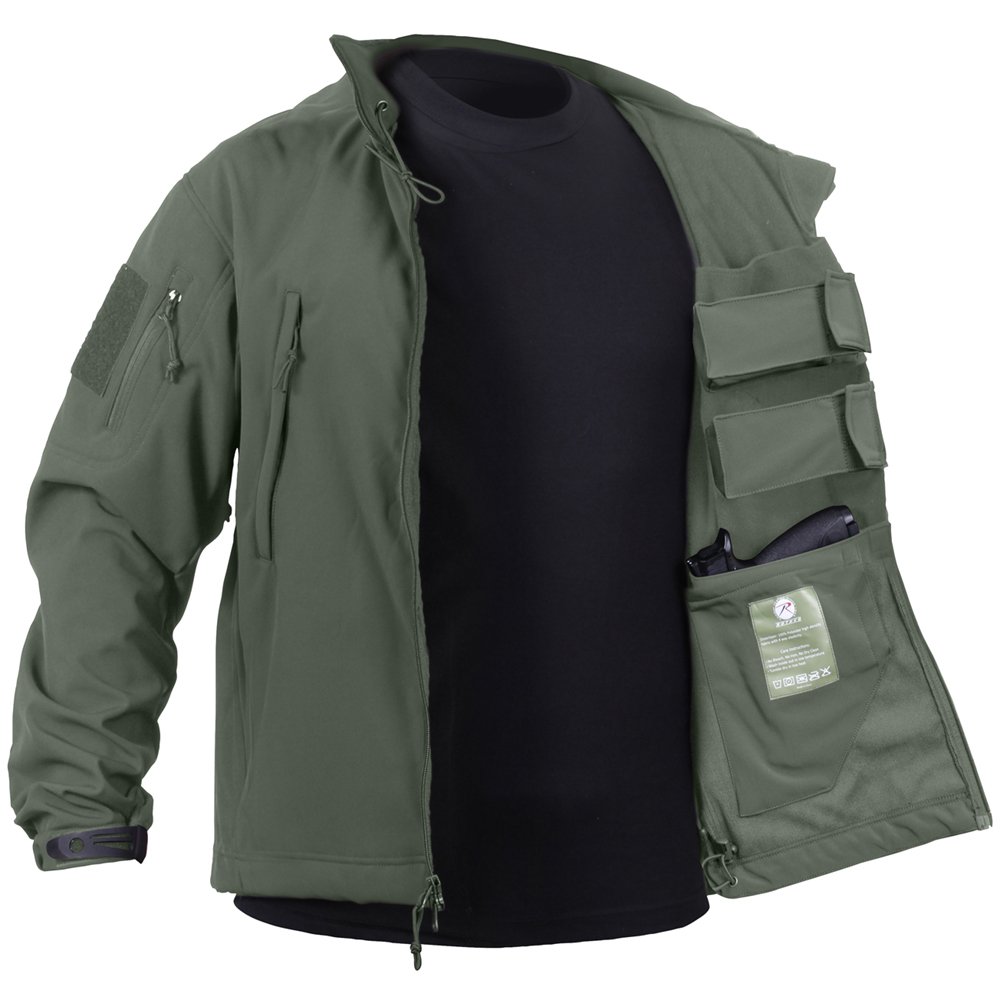 Mens Concealed Carry Soft Shell Jacket