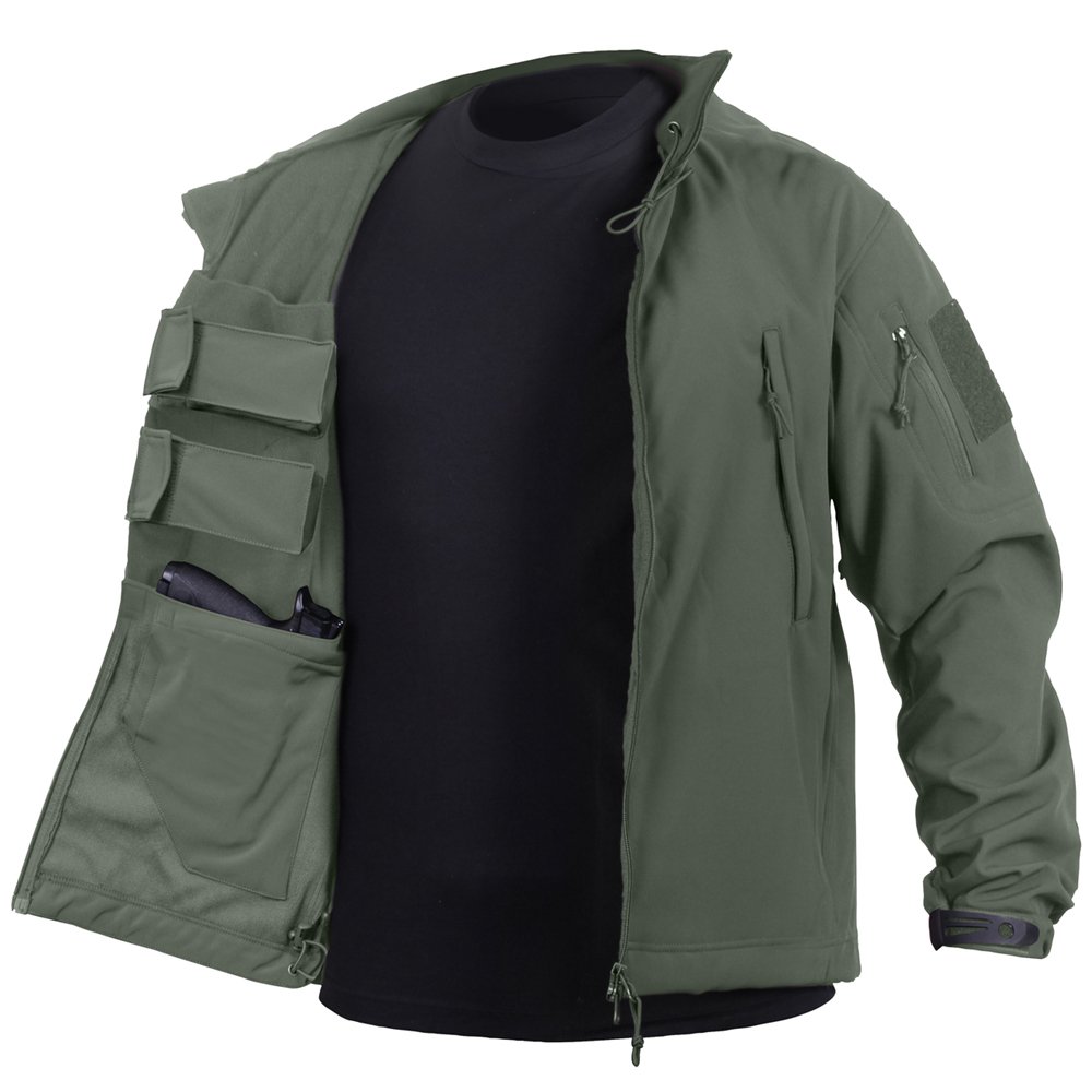 Mens Concealed Carry Soft Shell Jacket