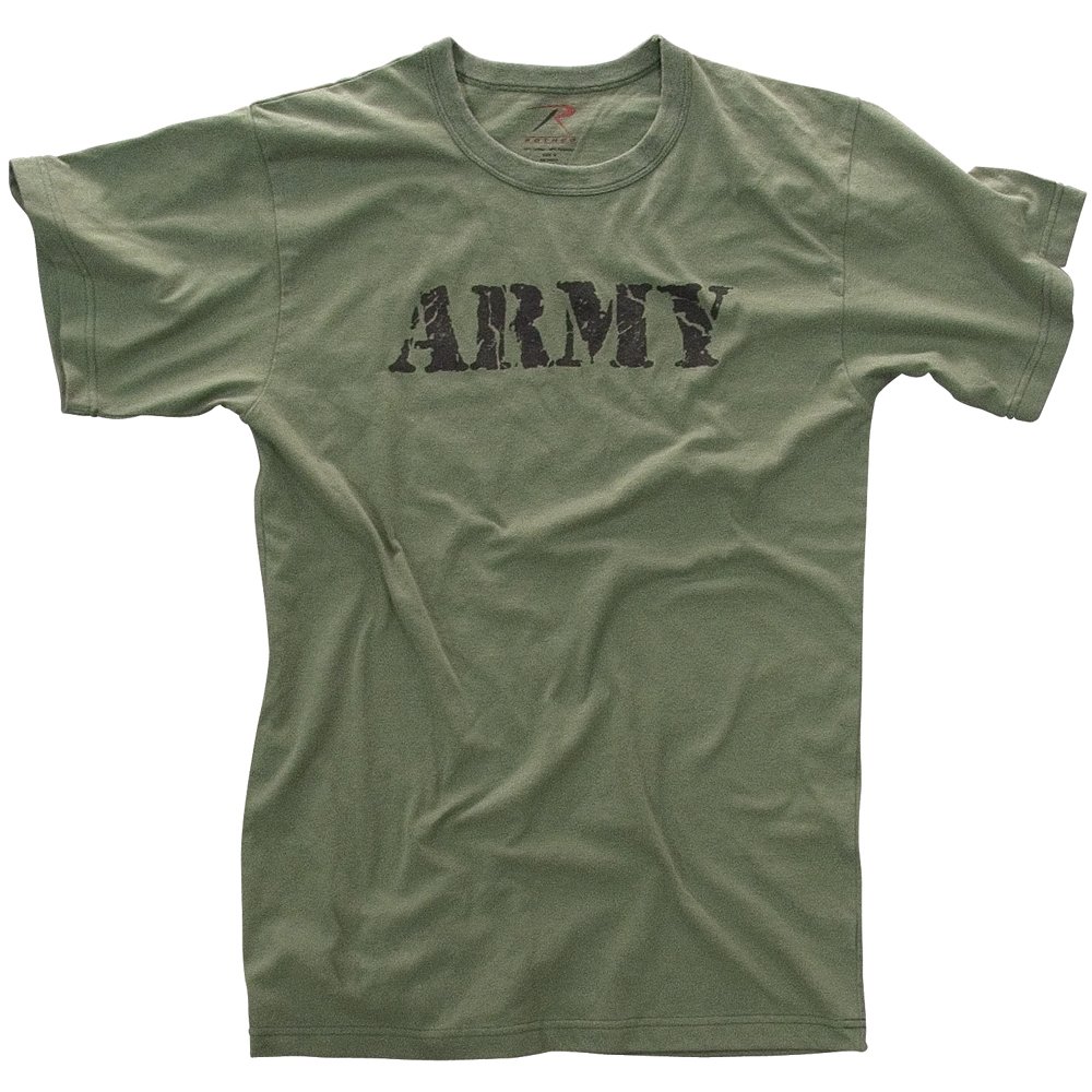 Mens Vintage Army T-Shirt