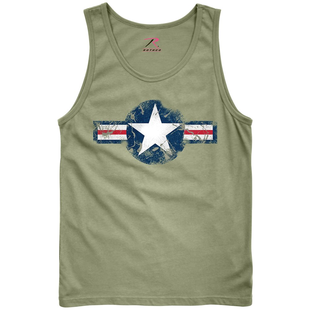 Mens Vintage Air Corps Tank Top