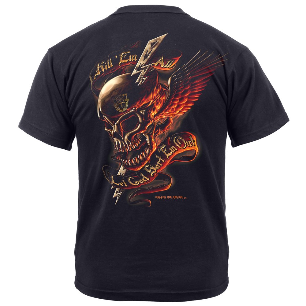 Mens Black Ink - Kill Em All T-Shirt