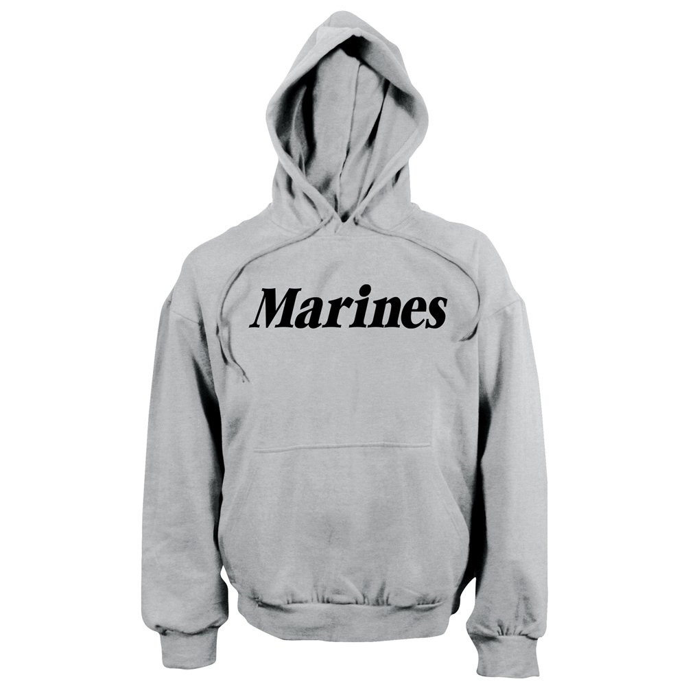 Mens Marines Pullover Hooded Sweatshirt
