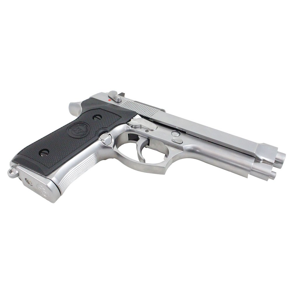 WE M92 Chrome Full-Auto GBB Airsoft Pistol | Gorilla Surplus