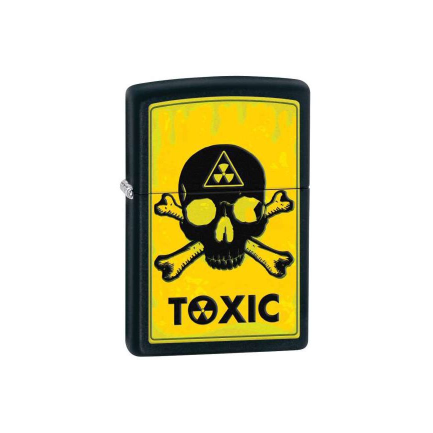 Zippo Toxic Black Matte Lighter