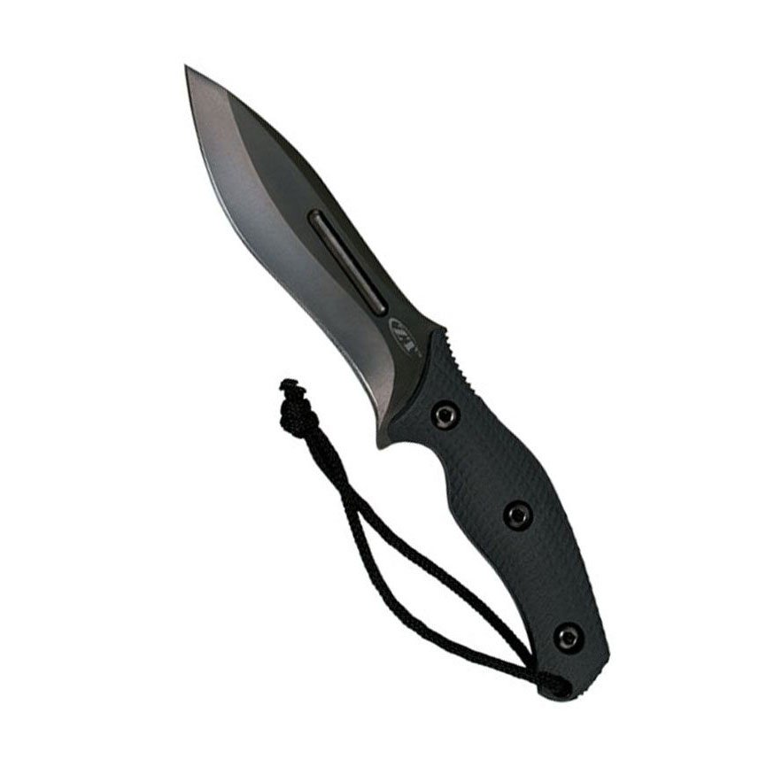 Matte Black 5-3/4 Inches Fixed Blade Military Knife - Zero Tolerance