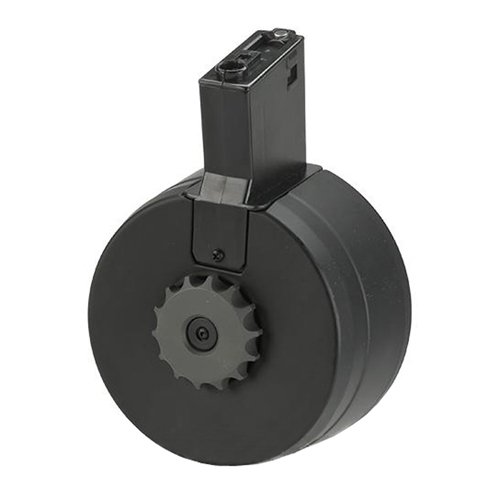 A&K Auto Winding & Airsoft AEG Sound Control Drum Magazine