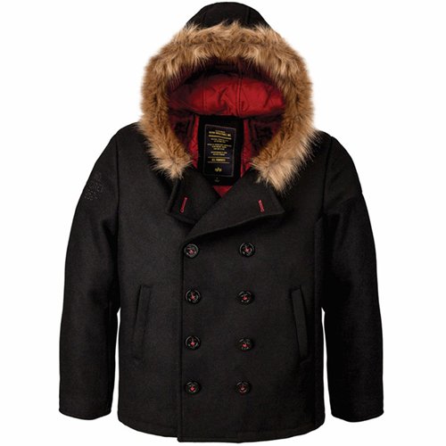 Alpha Mens Anchorage Pea Coat