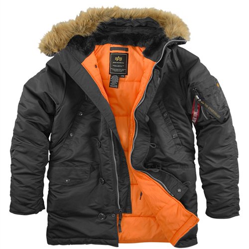 Alpha Mens Slim Fit N-3B Parka