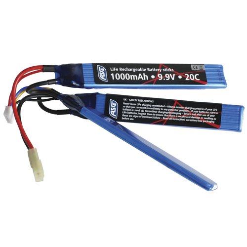ASG 1000 MAH LI-FE 9.9V Sticks Battery