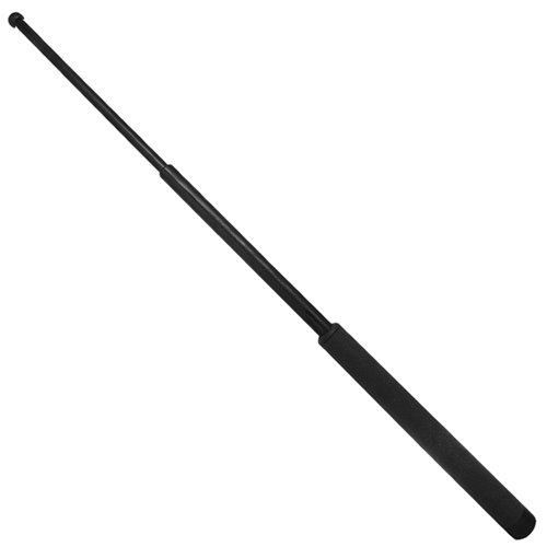ASP Friction Baton Black Chrome with Foam Handle