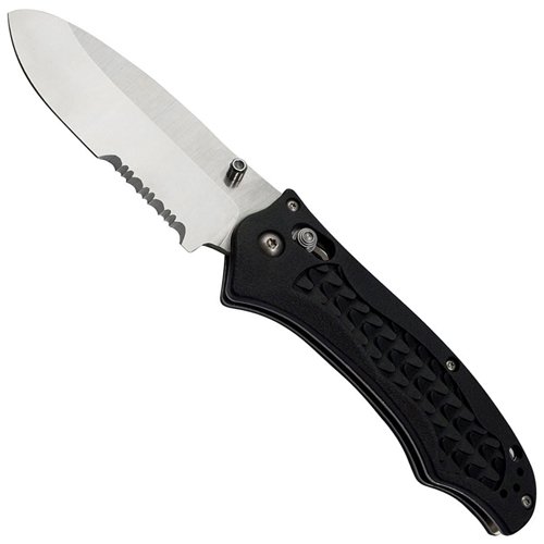 Benchmade Bullhead Knife - Half Serrated Edge