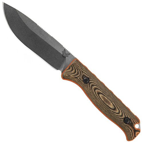 Benchmade Saddle Mountain Orange Fixed Knife