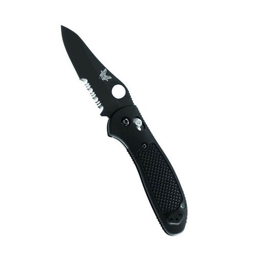 Benchmade Griptilian Black Knife - Tan Handle