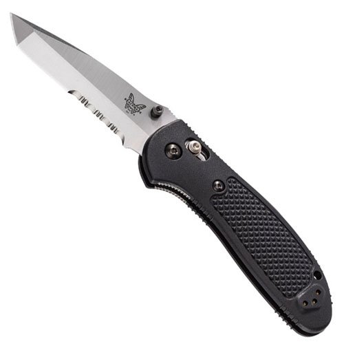 Benchmade Griptilian Tanto Knife - Half Serrated Edge