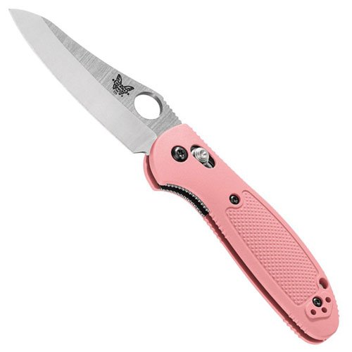 Benchmade Mini Griptilian Knife - Pink Handle