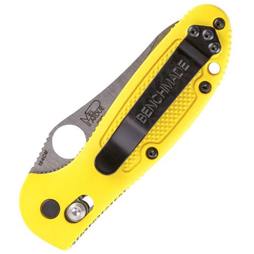 Benchmade Mini Griptilian Knife - Yellow Handle