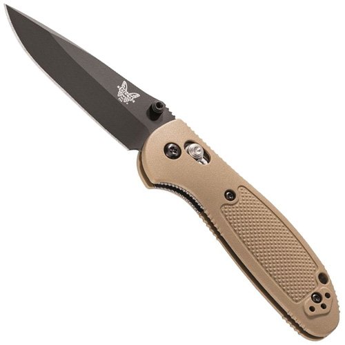 Benchmade Mini Griptilian 556 Drop-Point Blade Folding Knife