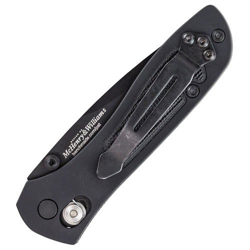 Benchmade Sequel Black Folding Knife - Half Serrated Edge