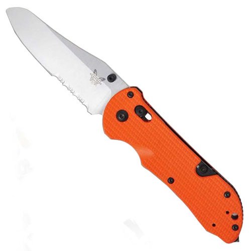 Benchmade Triage Folding Knife - Orange Handle