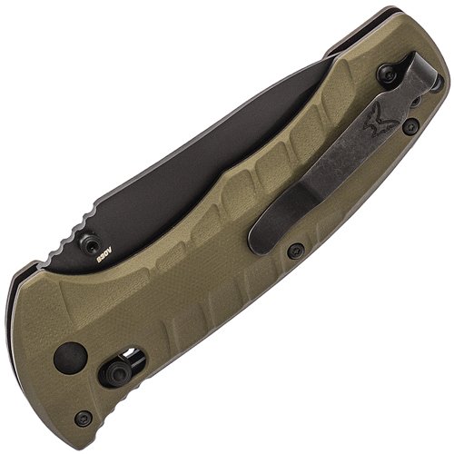 Benchmade Turret 980 G-10 Handle Folding Blade Knife