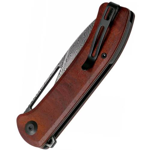 Civivi Riffle Damascus Flipper Folding Knife