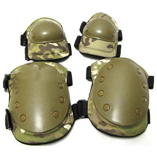 Multicam Elbow And Knee Pads Set